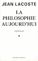 Philosophie aujourd'hui (La)